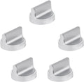 Gas Stove Knobs for Whirl-Pool Model WFG540H0ES1 WFG540H0ES0 WFG715H0ES0 WFG715H0ES1 WFG540H0AS1 Oven Knobs Replacements.(5 Pcs)