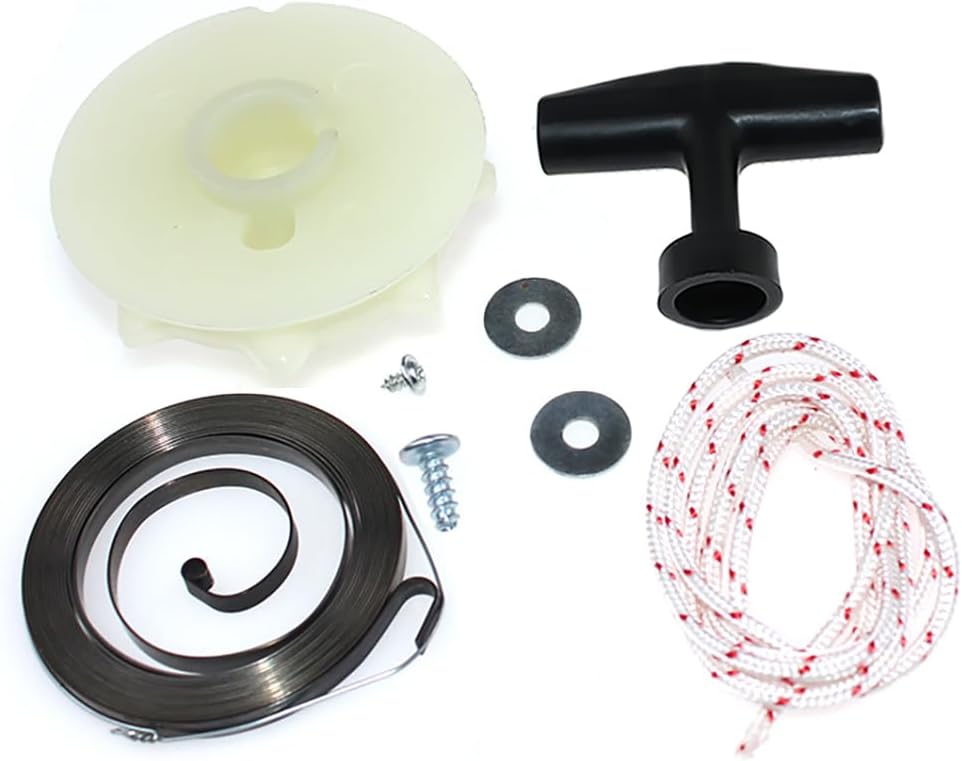 Recoil Starter Kit for Poulan 1900 1950 1975 2025 2050 2055 2075 2150 2155 2175 2250 2350 2375 2450 2550 2555FLW BH2160 BH2660 S1634 S1838LE SM4018 PPB1634LE
