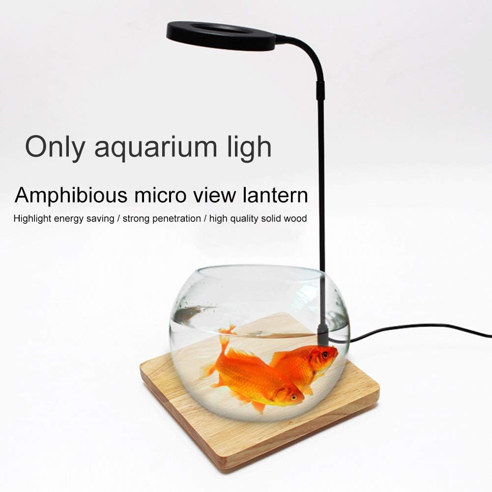 Full Spectrum LED Aquarium Light, USB Powered Lamp for Fish Tank 10w