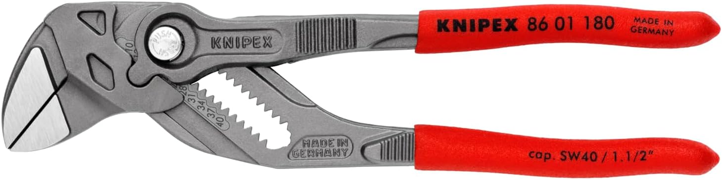 Tools - Pliers Wrench, Black Finish (8601180), 7 1/4-Inch, Black Finish