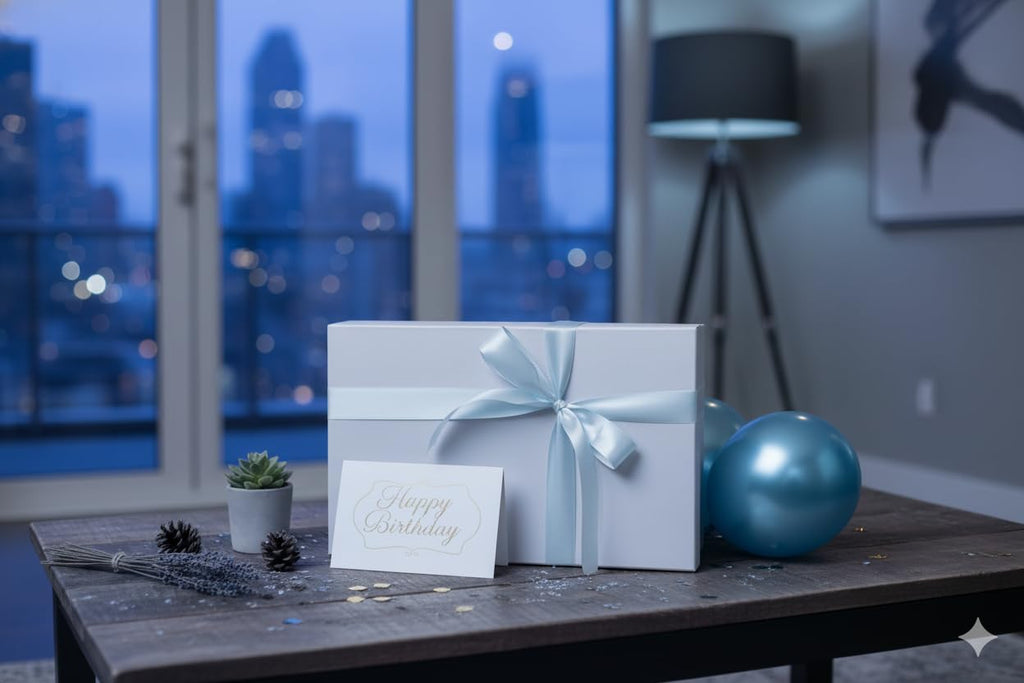 White Gift Box with Magnetic Lid,13.8x9x4.5 In Large Present Packaging Box