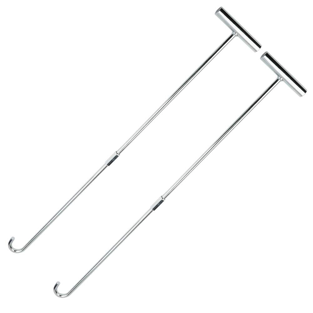 5th Wheel Pin Puller 32" Solid Steel with Chrome Plating Heavy Duty - 2pack