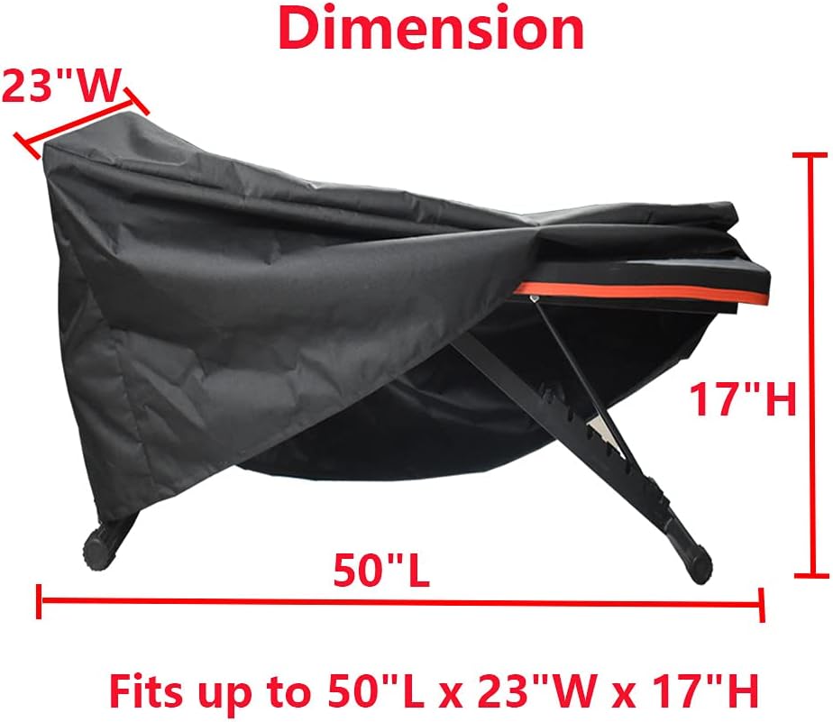 Weight Bench Cover, Adjustable Exercise Workout Bench Cover, Waterproof 600D Oxford Fabric for Indoor and Outdoor