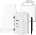 Cell Phone Booster for Home, Up to 6000 Sq.Ft,Cell Phone Signal Booster with 2 Indoor Antennas for Band