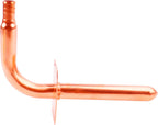 WHK 10 Packs 1/2"x 6"Copper PEX-B,C Stub Out Elbow with Wall Flange