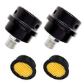 2 Pcs 20mm Air Compressor Silencer Filter, 1/2"Thread Intake Filter Noise Muffler