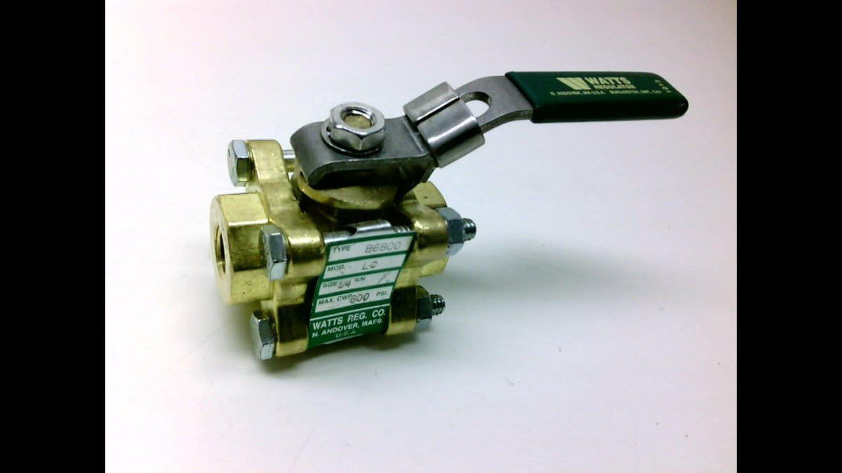 Watts B-6800, 600 Psi Ball Valve 1" Module Lc B-6800