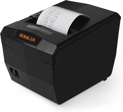 Thermal Receipt Printer with Auto Cut, 80mm, USB/LAN/Serial, RP327 | POS Printer for Retail & Small Businesses