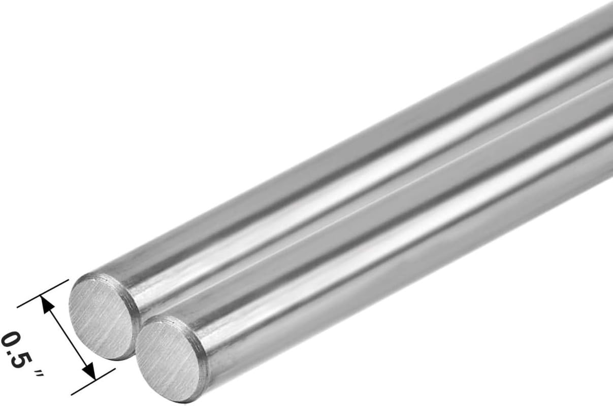 Garage Door Pair of Non-Slip Winding Bar Rods, Gloves, and 1" ID and 2" OD Steel Centerpiece Bearing Bundle Kit for
