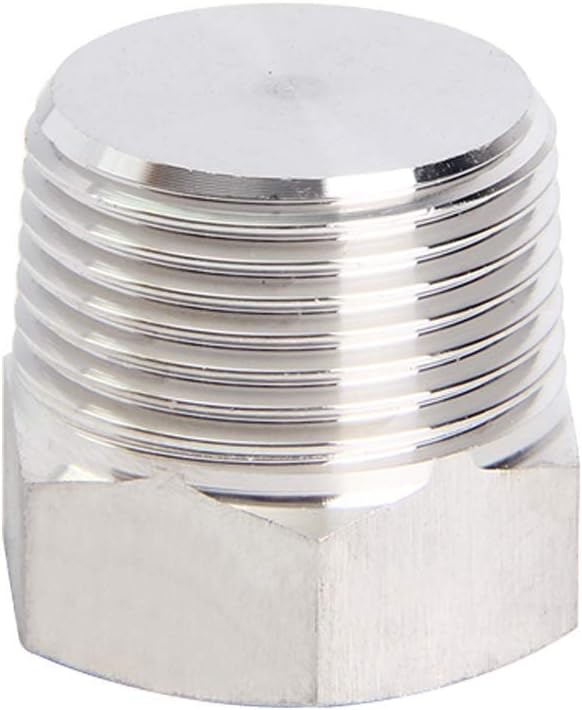 Joywayus 12 Pack Stainless Steel NPT Male Plugs Assortment Kits
