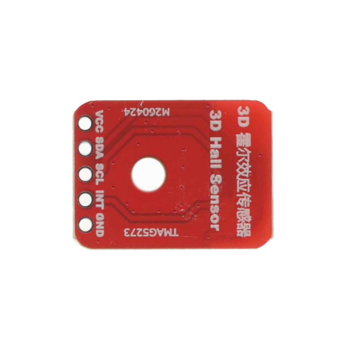 TMAG5273 3D Hall Effect Sensor Module, I2C Digital Output 3 Axis Magnetometer, Low Power Magnetic Field Sensor Board