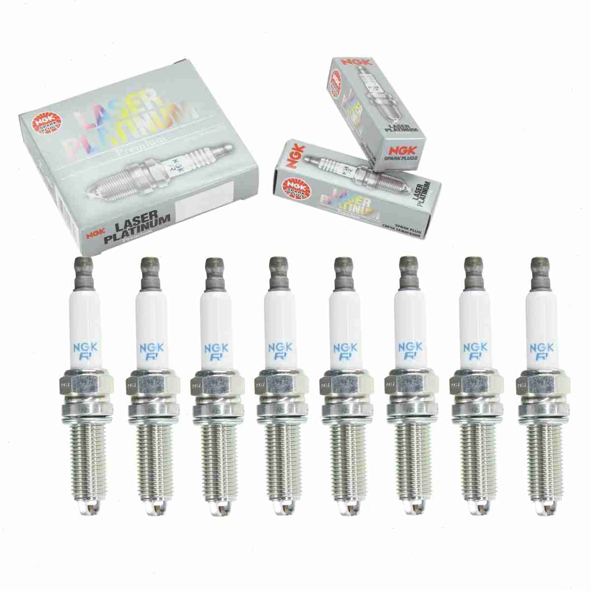 8 pc NGK Laser Platinum Spark Plugs compatible with BMW M3 4.0L V8 2008-13