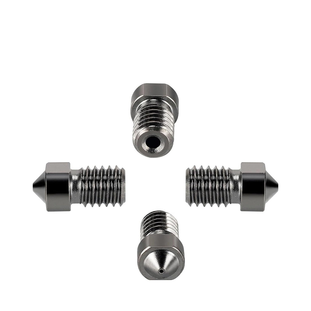 V6 Hardened Steel Nozzle, Compatible with E3D | Multi-size 3D printer hotend nozzle, 0.2-1.0mm for 1.75mm filament