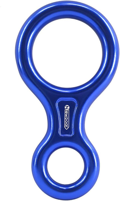 Climbing Gear Downhill Equipment, Descender Rappel Rock Climbing Descending Belaying Equipment Rescue Figure 8