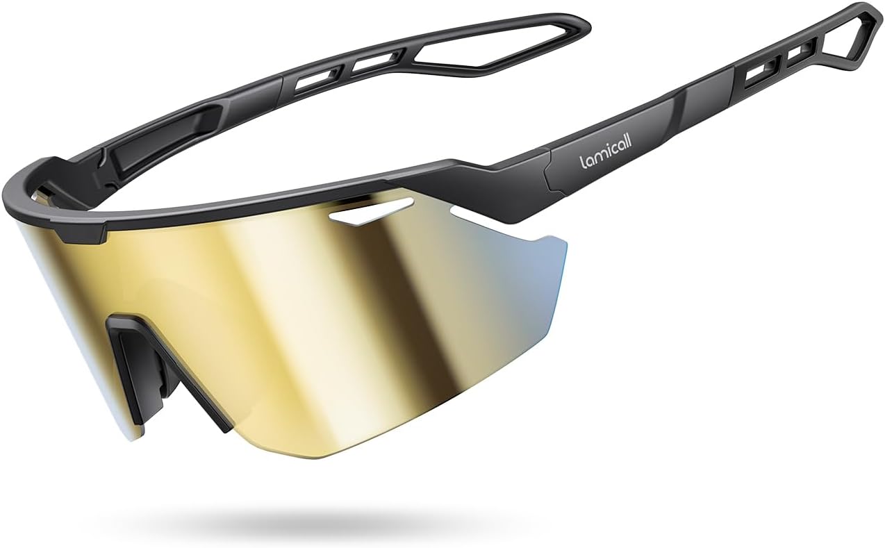 24g Polarized Sports Sunglasses for Men Women - UV400 Protection Sun Glasses for Baseball Running Cycling Fishing