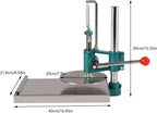 7.9inch Pizza Dough Press Machine, Commercial Use Manual Pastry Press Machine, Stainless-Steel Household Pizza Press
