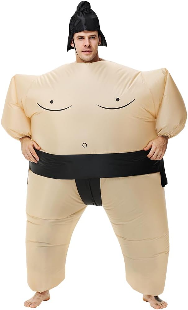 Inflatable Sumo Wrestling Suits, Sumo Costume Adult, Blow up Costume, Inflatable Halloween Costumes for Men/Women