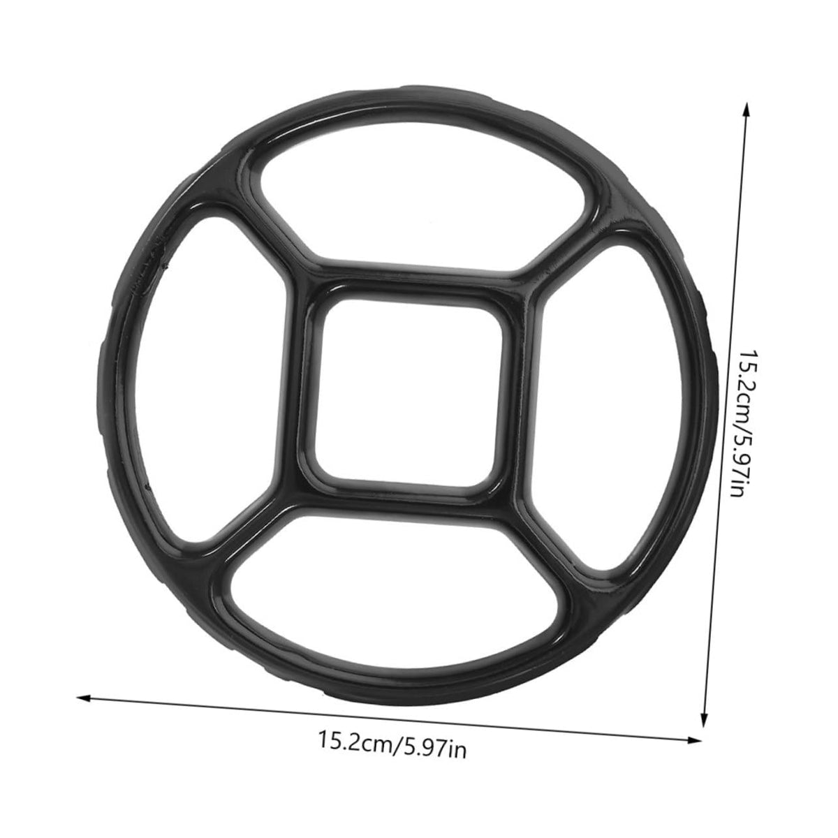 3pcs Enamel Flat Wok Ring for Gas Burner Stove Top Replacement