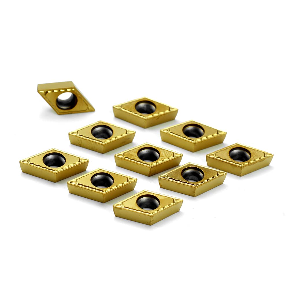OSCARBIDE Carbide Insert DCMT11T304/DCMT32.51 Turning Inserts 10Pcs