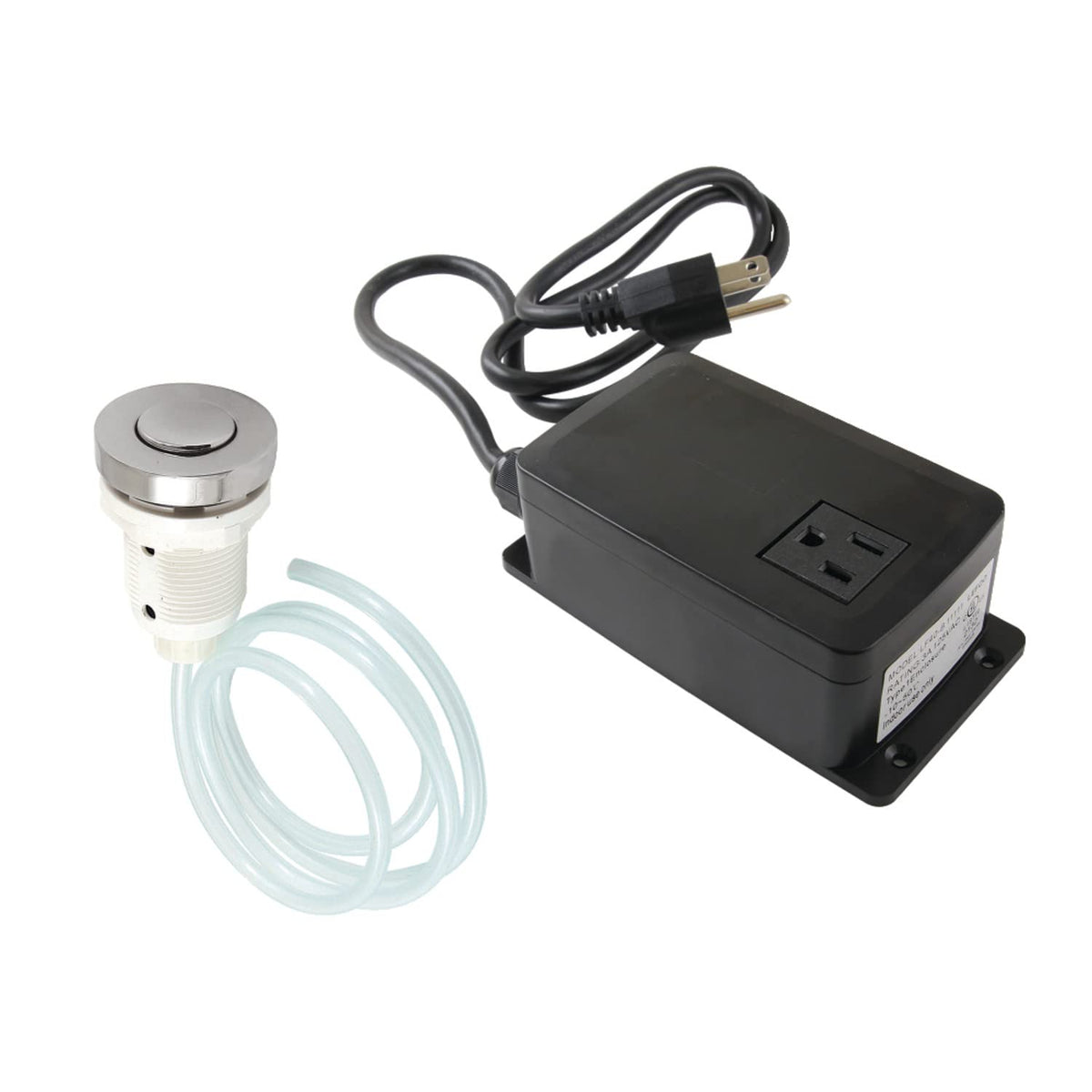 Kingston KAMSK316 Garbage Disposal Air Switch Kit, Polished Nickel