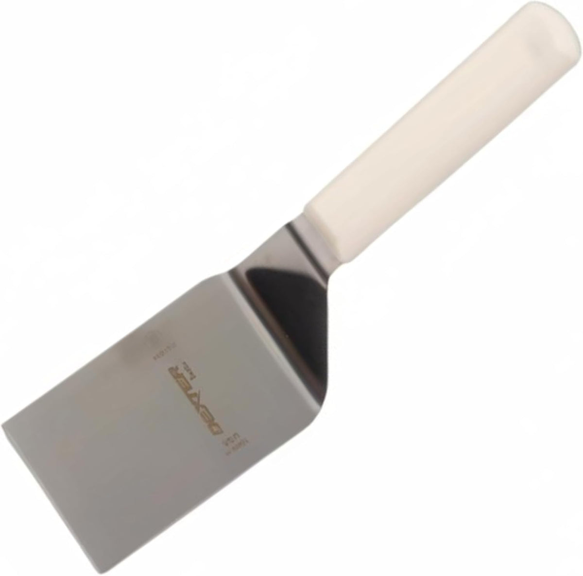 Russell Basics 4" x 3" Hamburger Turner | P94854 | Square-End Stainless Steel Spatula with Offset Blade &