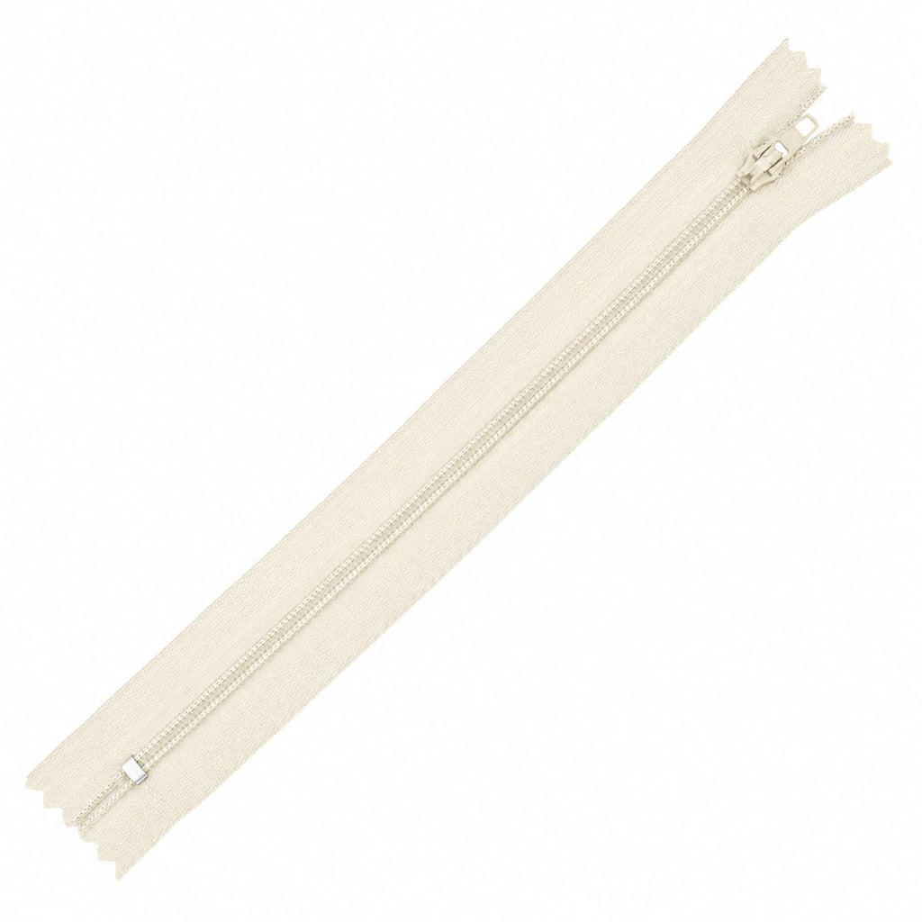 80 PCs Cream Closed-End 14 Inches Nylon Zippers for Sewing