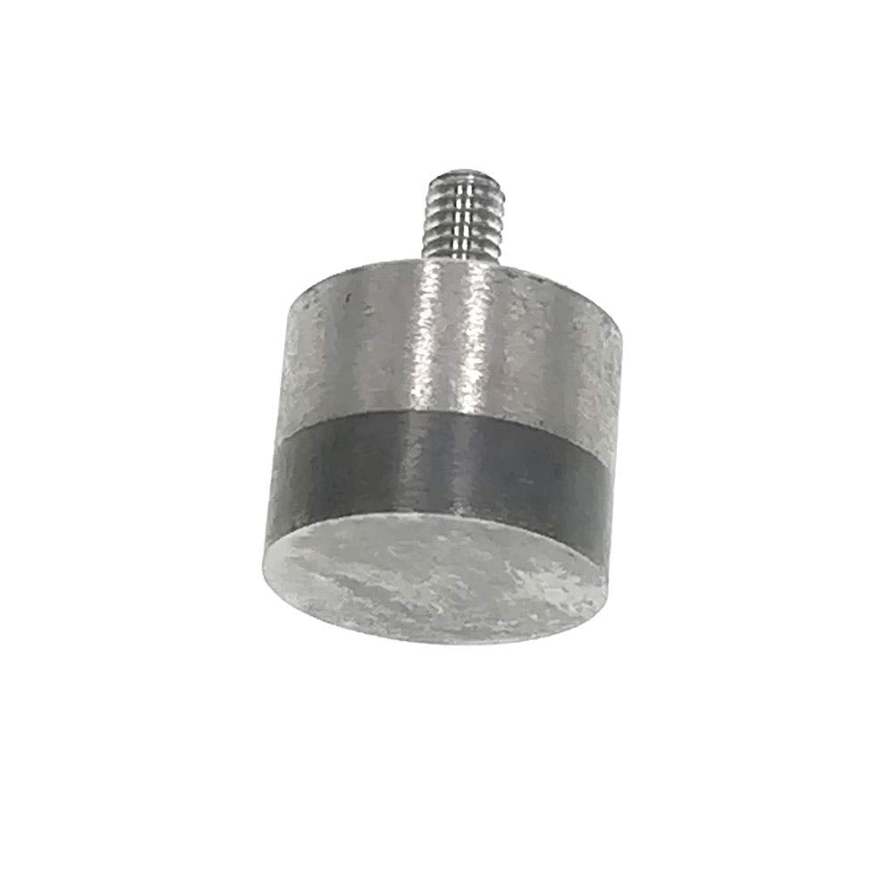 Flat Contact Points for Dial Indicator Carbide Tip M2.5 Thread 10mm Diameter 8mm Length (10mm Diameter)
