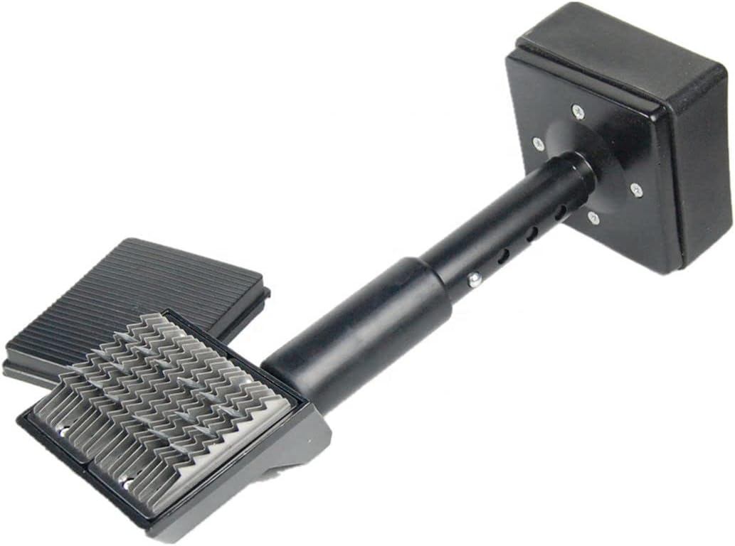 18-179 Carpet Installation Knee Kicker with Adjustable Stretcher, Black