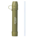 Survival Water Filter Straw - Portable Personal Water Purifier for Hiking, Camping & Bug Out Bag | Tactical Emergency