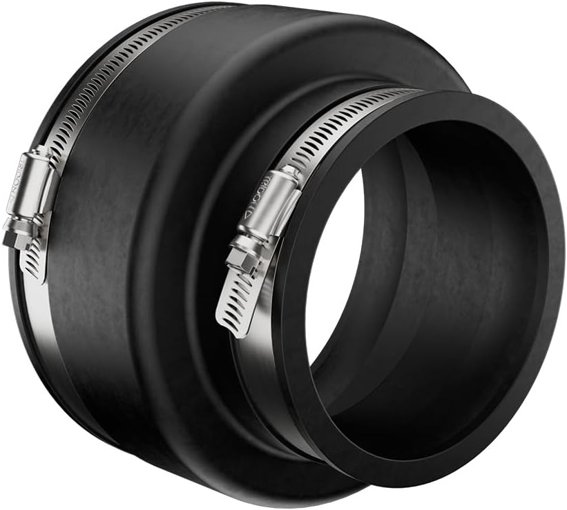 Fernco Inc. P1002-43 4-Inch Clay To 3-Inch Cast Iron Or Plastic Coupling