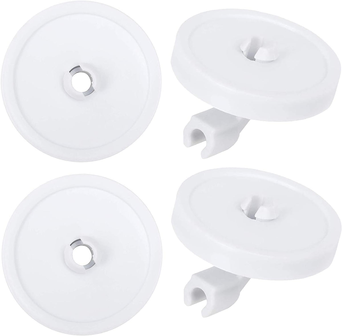 154174501 Dishwasher Wheels Bracket Assembly (4-Pack) Replaces Replacement for Frigidaire Kenmore Tappan Westinghouse Dishwasher, Replaces 154174401 5300809640 154294801 AP2135554 PS452448
