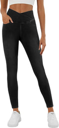 Stretchy Jeans for Women Trendy Butt Lifting Jeggings with Pockets