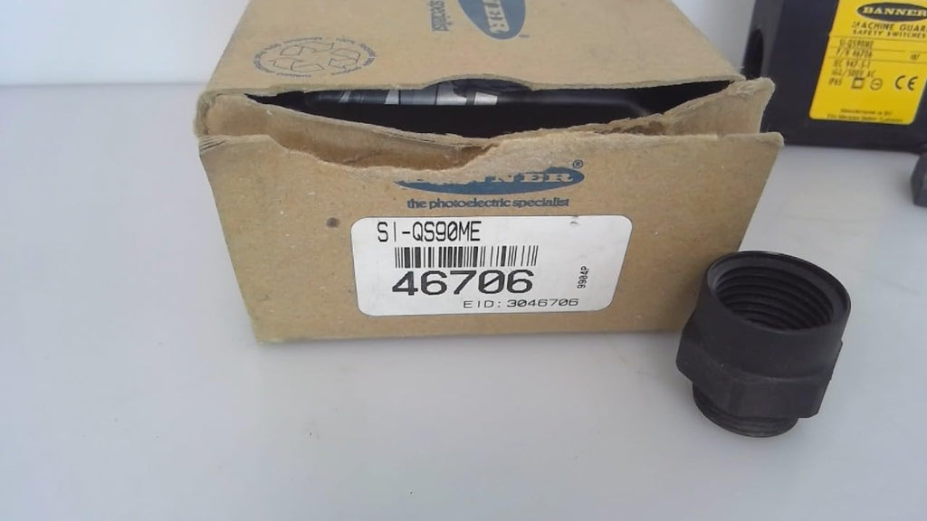 "Banner Engineering SI-QS90ME SAFETY, FLAT PACK SWITCH, IN-LINE, ACTUATOR POSITION, FRONT TOP"