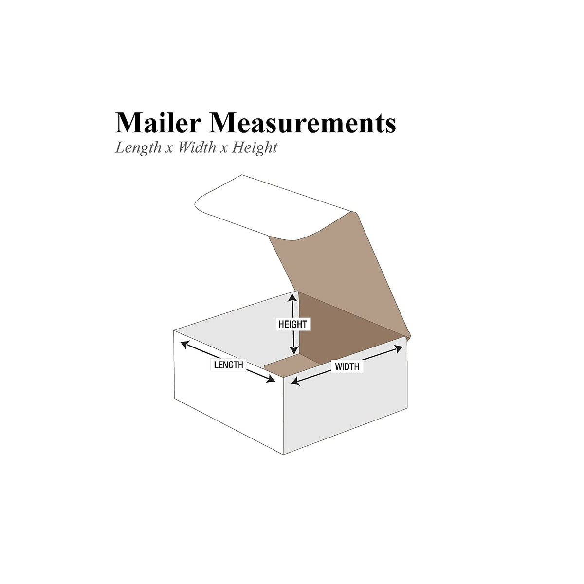 White Corrugated Corrugated Cardboard Mailing Boxes, 10' x 8' x 4',Pack of 50, Crush-Proof