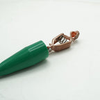 Portable Grounding Rod with 4Ft Long Flexible Bonding Wire with Copper Clip