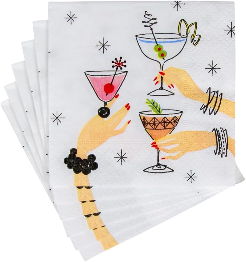 Aperitivo Cocktail Napkins - 20 Per Package