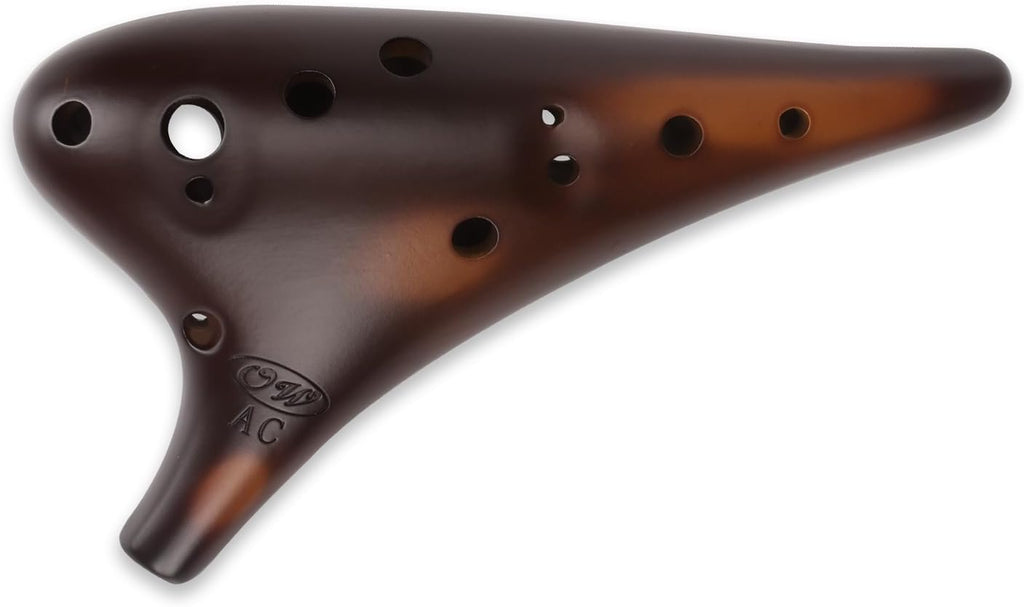 "Forest Whisper" 12 Hole Ocarina Classic Strawfire Masterpiece Collectible,alto C,recommended By Shop Owner