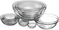 10 Piece Mixing Bowl Set, Nesting Serving Bowls & Mixing Bowls (1 oz, 2 oz, 4 oz, 6 oz, 10 oz, 16 oz, 1 Qt, 1.5 Qt