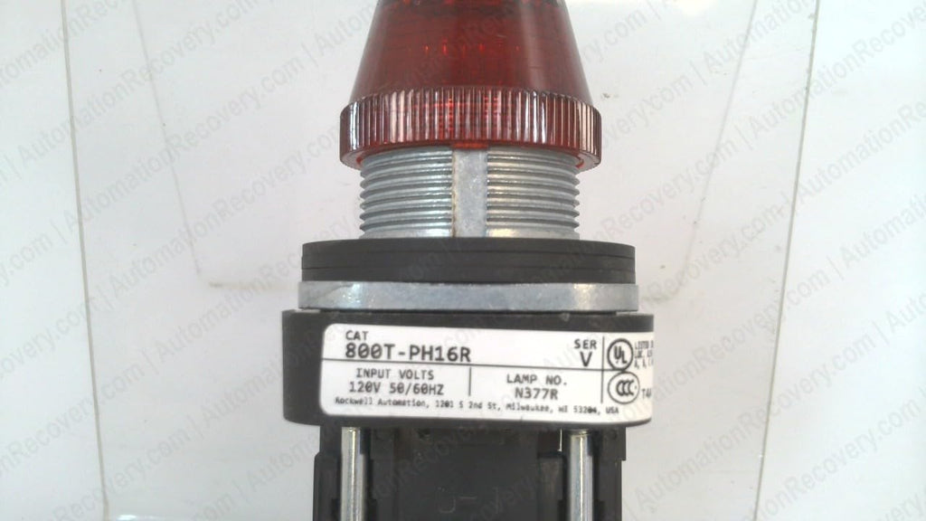 Allen Bradley 800T-PH16R Pilot Light 800TPH16R
