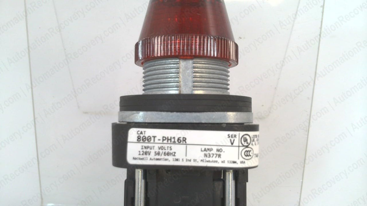 Allen Bradley 800T-PH16R Pilot Light 800TPH16R