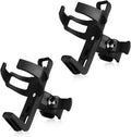 2 Pack Bike Water Bottle Holders No Screws, Universal Bike Cup Holder, 360 Degree Rotatable Bike Water Bottle Cage