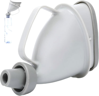 Portable Urination Device, Unisex Travel Emergency Toilet with Tube and Handle, Pee Funnel for Outdoor Camping
