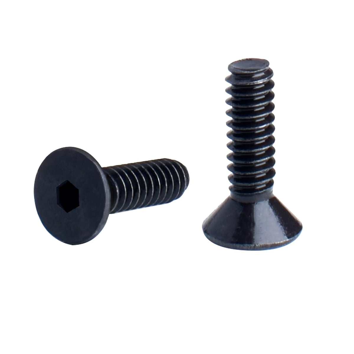#6-32 X 1/2" Flat Head Socket Cap Screws 10.9 Grade Carbon Steel