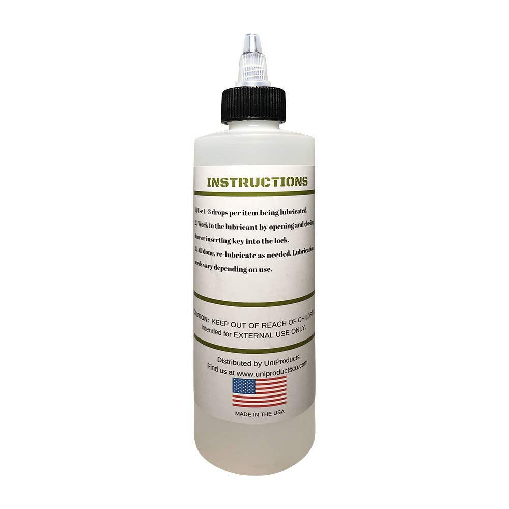 Door, Lock, and Hinge Lubricant - 8 Oz - Great for Sliding Doors, Garage Doors, Stiff Hinges, and Stuck Locks (1)