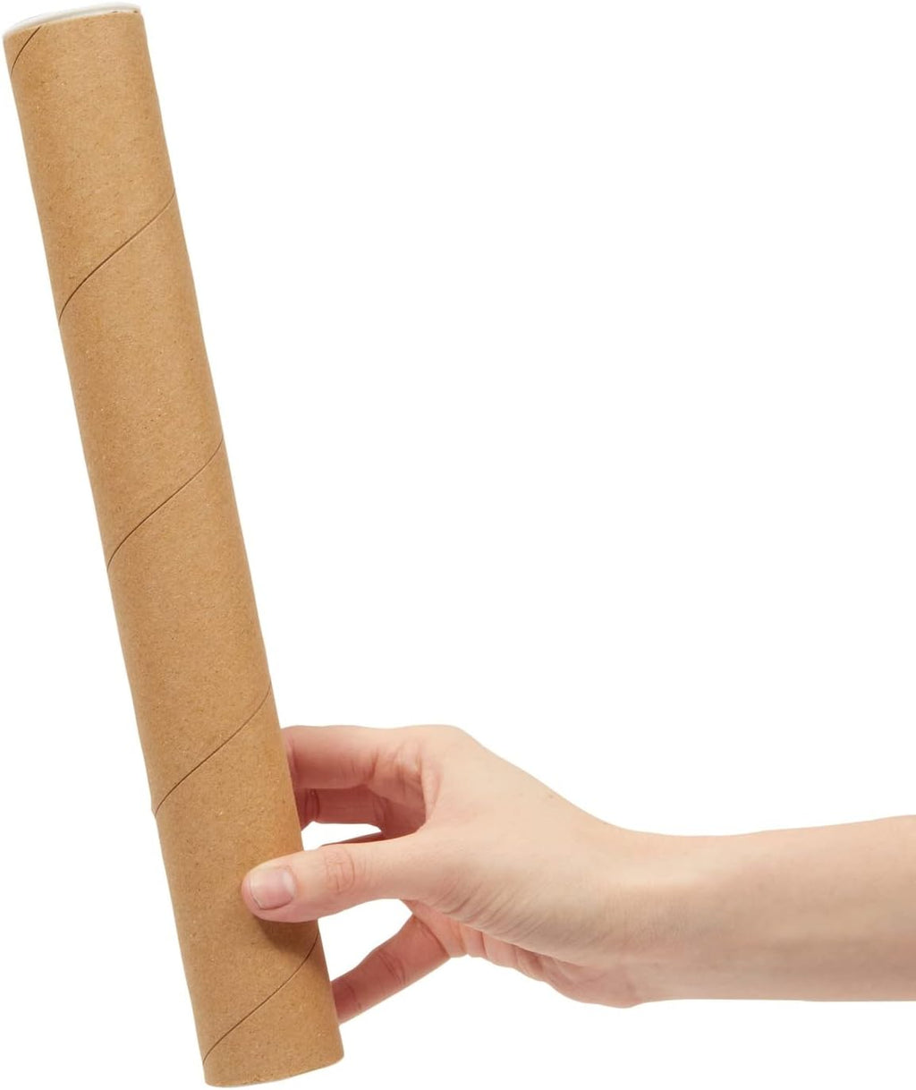 Mailing Tubes - Secure Poster Storage - Art & Blueprint Tube Organizer - Versatile Document Organizer - 1.5 x 12 in
