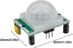 6pcs HC-SR501 High Sensitivity Human Infrared Sensing Module Pyroelectric Infrared Sensor Compatible with Raspberry Pi