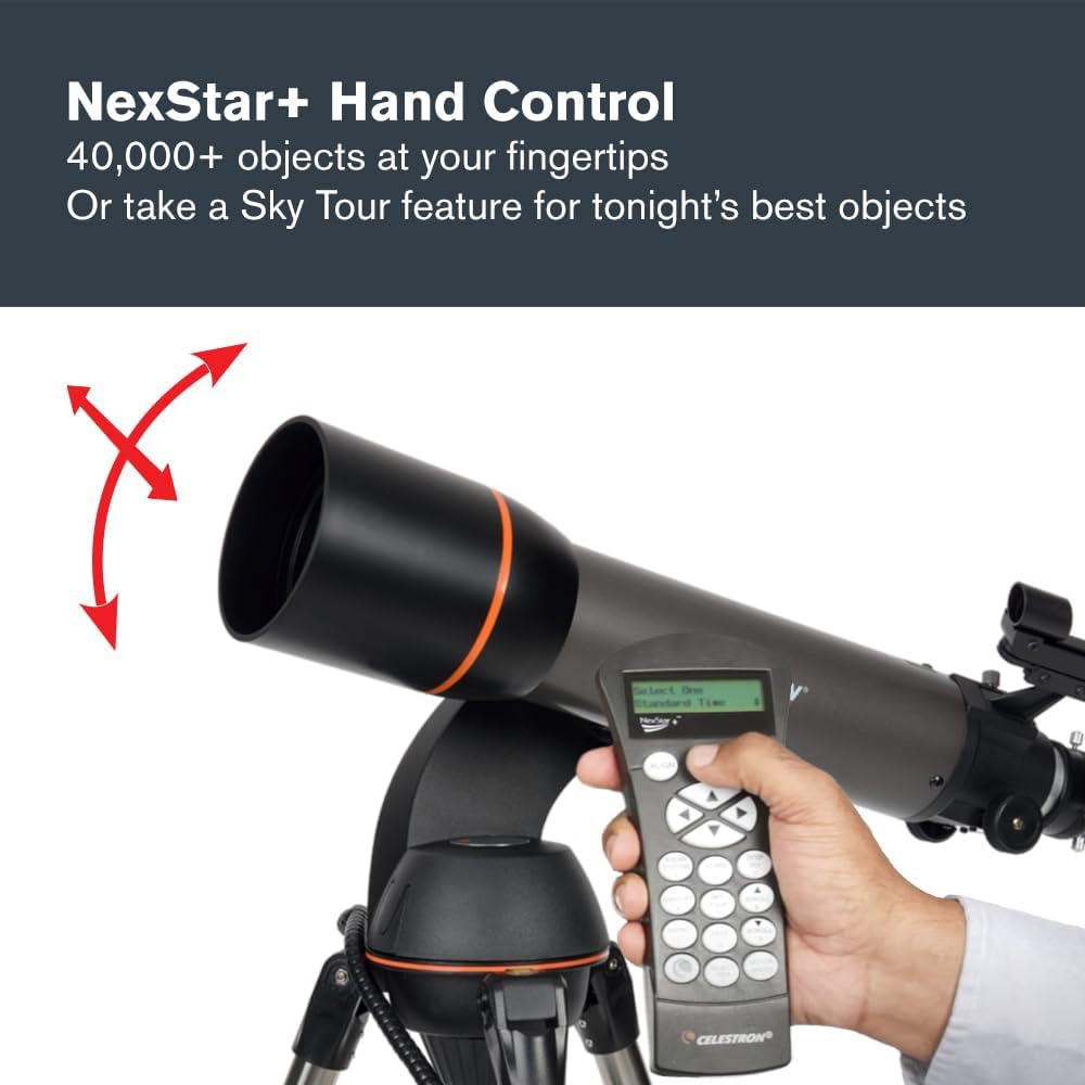 NexStar 102SLT Computerized Telescope - Compact and Portable – Refractor Optical Design - SkyAlign Technology