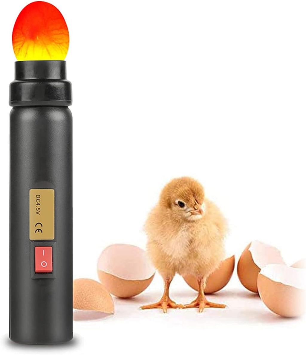 Egg Candler, Cool LED Light Egg Candler Tester, High Egg Candling Torch Light for Monitoring The Development of The