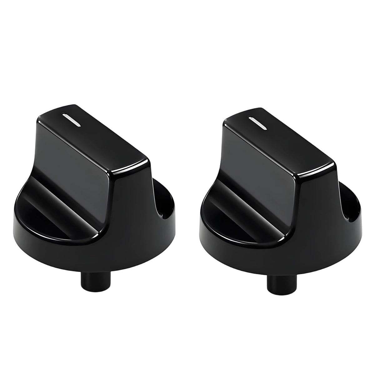 W11518483 Stove Repair Knob Replacement, 2PCS Black