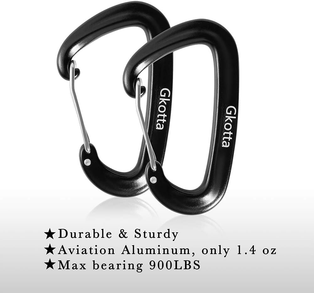 Hammock Straps for Trees Heavy Duty Long Extender Hammock Webbing Ropes Kit | With 2 Carabiners, Set of Two 10FT